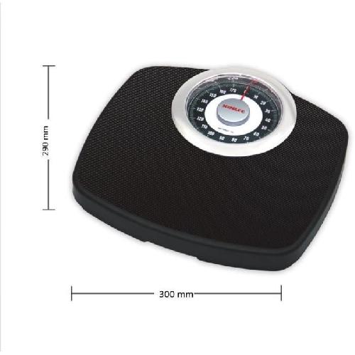 Pese-personne - Impedancemetre - Balance Balance Pese-personne mécanique LITTLE BALANCE 8400 Confort 180. 180 kg / 1 kg. Grand écran. Compact. Noir & Chrome