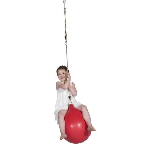 Agres De Balancoire - Ages De Portique Balançoire ballon - TRIGANO - Swing Ball - Rouge - Pour Enfant - Diametre 40 cm