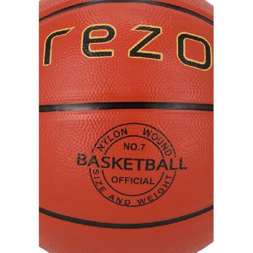 Ballon De Basket-ball Ballon de basket - REZO - Caoutchouc - Taille 5 - Marron - Polyvalent