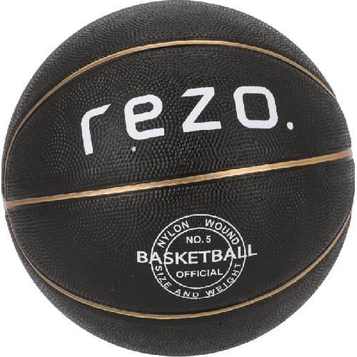 Ballon De Basket-ball Ballon de basket - REZO - Caoutchouc - Taille 5 - Or - Prise ferme