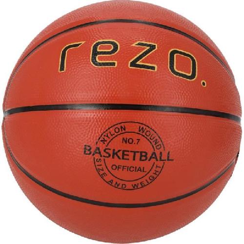 Ballon De Basket-ball Ballon de basket - REZO - Caoutchouc - Taille 7 - Marron - Polyvalent