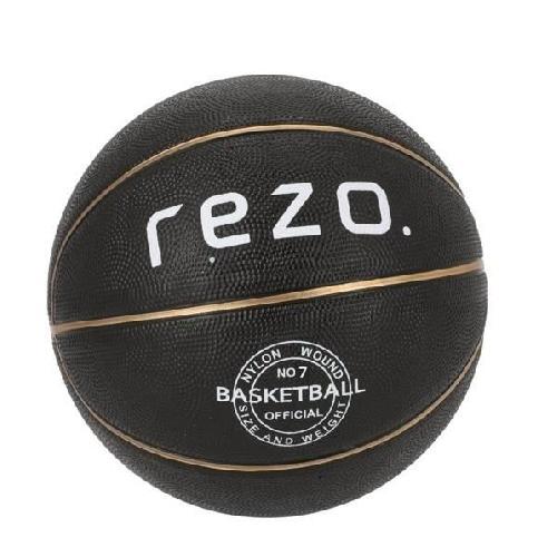 Ballon De Basket-ball Ballon de basket - REZO - Caoutchouc - Taille 7 - Or - Prise ferme