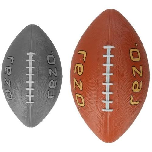 Ballon De Football Americain Ballon de football americain - REZO - Caoutchouc - Taille 6 - Marron - Resistant et polyvalent