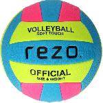 Ballon De Volley-ball Ballon de volleyball - REZO - PVC - Contraste bicolore - Resistant et leger
