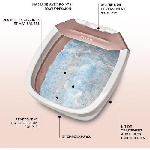 Soin Des Mains Et Des Pieds - Gommages - Bain De Pied Balneotherapie Revlon ULTIMATE INDULGENCE FOOT SPA