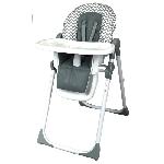 Chaise Haute - Coussin Chaise Haute - Plateau Chaise BAMBIKID Chaise Haute Multipositions - Wave