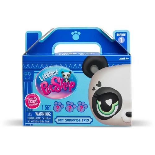 Figurine Miniature - Personnage Miniature BANDAI - Littlest Pet Shop - 3 Pets surprise - Petits animaux a collectionner - BF00568