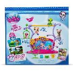 Figurine Miniature - Personnage Miniature BANDAI - Littlest Pet Shop - Coffret Pets Got Talent - Ensemble de jeu avec 2 animaux. décor et accessoires - BF00558