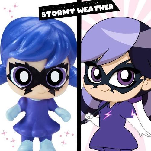 Figurine Miniature - Personnage Miniature BANDAI - Miraculous Ladybug - Mini univers Chibi Parc d'attractions - Mini figurines Marinette et Climatika incluses - P50553