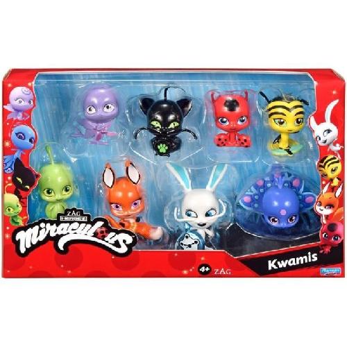 Landau - Poussette Bandai - Miraculous - Pack de 8 kwamis ? Collection de Mini-figurines - P50532