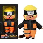 Bandai - Monchhichi - Peluche Monchhichi Naruto Shippuden - Peluche toute douce 20 cm pour enfants et adultes - SE241088
