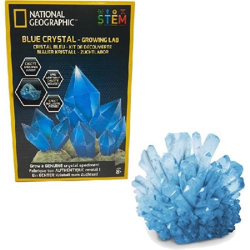 Experience Scientifique - Experience Physique-chimie BANDAI NG Kit de Cristaux - Bleu