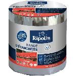 Bande d'etancheite adhesive RIPOLIN 648105 Aluminium 10 m x 10 cm