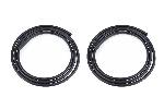 Protections Carrosserie Bandes Protection Portiere Noires En U 2X650Mm Amio
