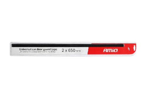 Protections Carrosserie Bandes Protection Portiere Noires En U 2X650Mm Amio