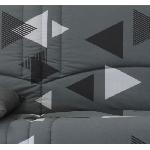 Banquette clic clac 3 places - tissu Bikini gris - Style contemporain - L 190 x P 92 cm - DREAM