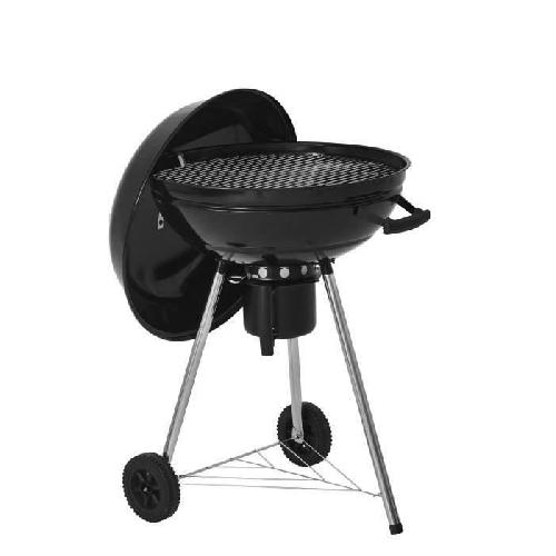Barbecue Barbecue a charbon GEORGES - Grille en acier chrome - Surface de cuisson - 54 cm - Noir