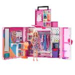 Poupee Barbie - Barbie Et Son Mega Dressing - Poupee - 3 ans et +