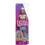 Poupee Barbie-Barbie Fashionistas-Poupée cheveux bleus 65eme anniversaire HRH16