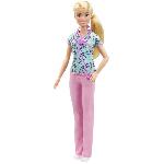 Barbie - Barbie infirmiere - Poupée Mannequin - Des 3 ans GTW39