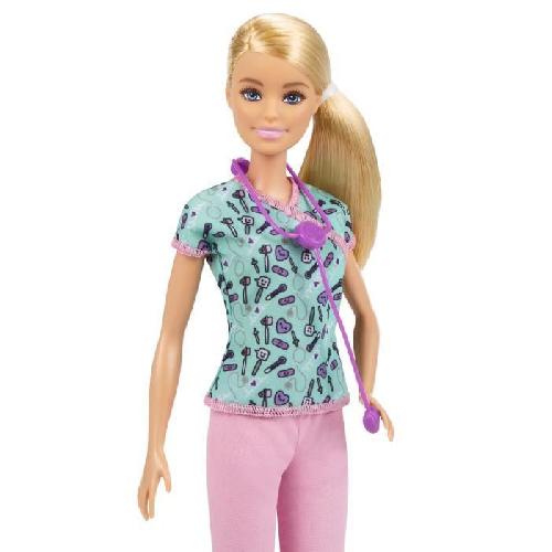 Poupee Barbie - Barbie infirmiere - Poupée Mannequin - Des 3 ans GTW39