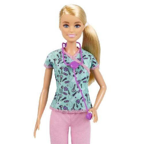 Poupee Barbie - Barbie infirmiere - Poupée Mannequin - Des 3 ans GTW39