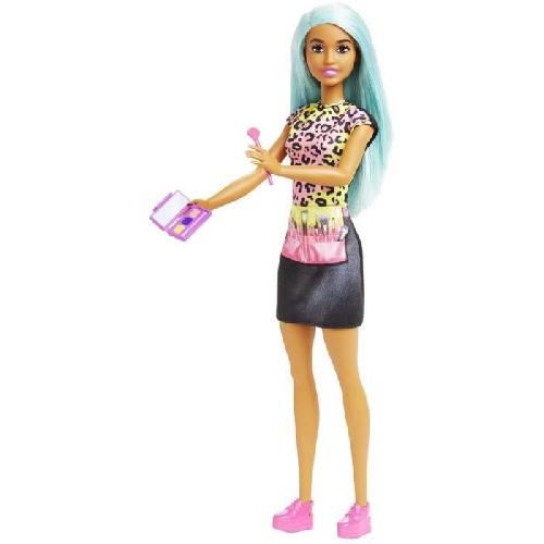 Poupee Barbie-Barbie Maquilleuse-Poupée avec accessoires HKT66