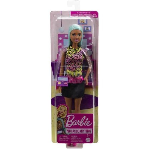 Poupee Barbie-Barbie Maquilleuse-Poupée avec accessoires HKT66