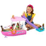 Poupee Barbie-Bateau de Reve-Coffret bateau. piscine. toboggan. accessoires HJV37