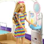 Poupee Barbie-Bateau de Reve-Coffret bateau. piscine. toboggan. accessoires HJV37