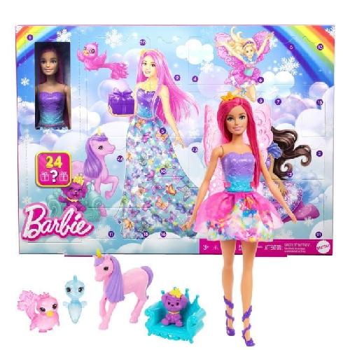 Calendrier De L'avent Barbie-Calendrier de l'Avent Barbie Dreamtopia-Poupée et accessoires HRG90