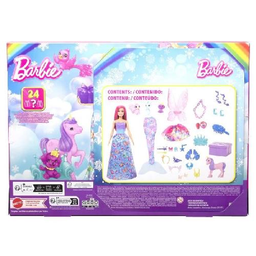 Calendrier De L'avent Barbie-Calendrier de l'Avent Barbie Dreamtopia-Poupée et accessoires HRG90