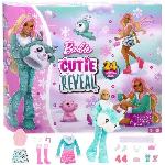 Barbie-Calendrier de l'Avent Cutie Reveal-1 poupee et 24 surprises HJX76