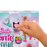 Poupee Barbie-Calendrier de l'Avent Cutie Reveal-1 poupée et 24 surprises HJX76