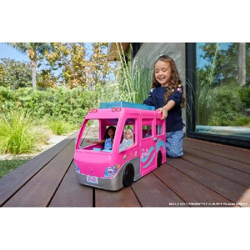 Poupee Barbie-Camping-Car Transformable de 76 cm HCD46