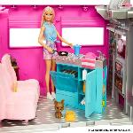 Poupee Barbie-Camping-Car Transformable de 76 cm HCD46