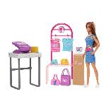 Barbie - Coffret Barbie Boutique Creation - Poupee Mannequin - 5 ans et + - BARBIE - HKT78 - POUPEE MANNEQUIN BARBIE