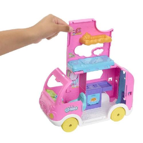 Poupee Barbie - Coffret Barbie Camping-Car de Chelsea - Poupée Mannequin - 3 ans et +