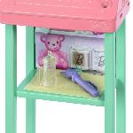 Poupee Barbie-Coffret Barbie Pédiatre-Poupée Blonde Et Poupée Bébé - 3 ans+- JCR72