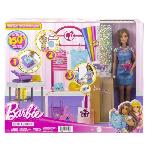 Poupee Barbie-Coffret Boutique Créations. avec poupée et accessoires de mode HKT78