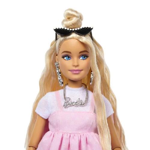 Poupee Barbie-Deluxe Style-Poupée Barbie Blonde a Robe Rose Pastel - 4ans+ - HYV27