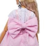 Poupee Barbie-Deluxe Style-Poupée Barbie Blonde a Robe Rose Pastel - 4ans+ - HYV27