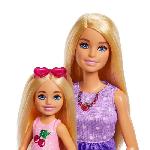 Poupee Barbie-Famille Et Amis-Barbie Pique-Nique-Coffret 2 Poupées - 3 ans+- JBF43