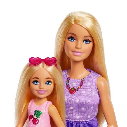 Poupee Barbie-Famille Et Amis-Barbie Pique-Nique-Coffret 2 Poupées - 3 ans+- JBF43