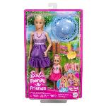 Poupee Barbie-Famille Et Amis-Barbie Pique-Nique-Coffret 2 Poupées - 3 ans+- JBF43