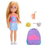 Barbie-Famille Et Amis-Poupée Chelsea Et Accessoires-Avec Sac a DOS - 3ans +- JBF46