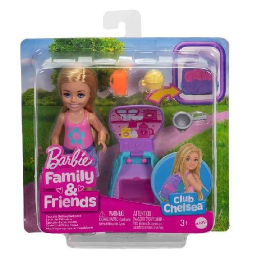 Poupee Barbie-Famille Et Amis-Poupée Chelsea Et Accessoires-Avec Sac a DOS - 3ans +- JBF46