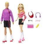 Poupee Barbie-Fashionistas-Coffret poupées et accessoires patins a roulettes HXK90