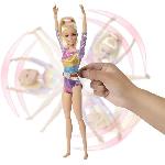 Poupee Barbie-Gymnastique-Coffret avec poupée et plus de 10 accessoires HRG52