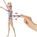 Poupee Barbie-Gymnastique-Coffret avec poupée et plus de 10 accessoires HRG52